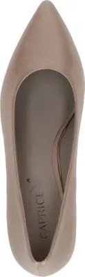 Produktbild von Caprice Damen Pumps aus Leder mit spitzer Form und Stiletto Absatz 9-22401-46, Größe:38.5 EU, Farbe:Beige