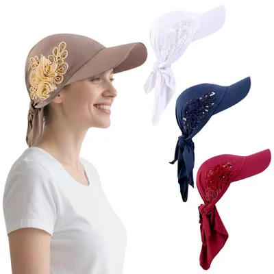 Produktbild von Weiche Sommerhaarbänder für Damen – mit UV-Schutz – 4 Stück