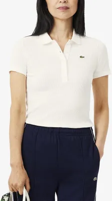 Produktbild von LACOSTE RIBBED COLLAR SHIRT Weiß