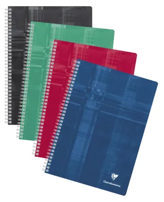 Produktbild von Clairefontaine 5x Notizbuch DIN A4 112 Blatt 90g, kariert Sortiert 8172C