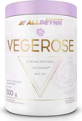 Produktbild von ALLDEYNN VEGEROSE 500g Vanille - Heidelbeere Veganes Eiweiß Veganes Protein