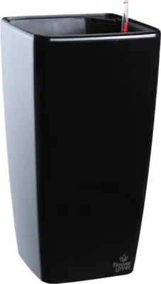 Immagine prodotto di Coprivaso QUADRATO plastica nero 18x18x34cm