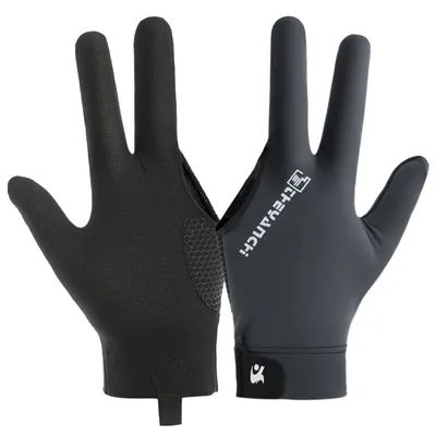 Produktbild von Handschuhe fš¹r Poolspieler, bequemer Billardhandschuh, 3-Finger-Poolhandschuhe, leichter Billardtischhandschuh