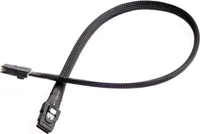 Obrázek produktu pro Silverstone CPS02, 0,5 m, SFF-8087 36pin, SFF-8087 36pin, Samec/samec, Černá