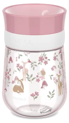 Imagen del producto de Mepal Mio, vaso para beber de 360° para bebés y niños pequeños, modelo mio, 300 ml, diseño "jardín de hadas". Dimensiones: 79 x 127 mm. Código: 108018565406