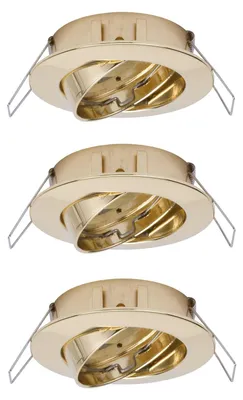 Immagine prodotto di 2easy Premium EBL set di 3 girevoli da 51 mm oro