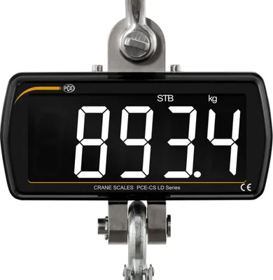 Produktbild von PCE Instruments PCE-CS 1000LD Kranwaage 0-1000 kg|+ Fernbedienung|Genauigkeit 1% v.Mb.|groß|Haken + Schäkel inkl. uvm.