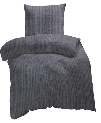 Produktbild von Musselin Bettwäsche Unifarben weiche Baumwolle Knitterfrei Sommer und Winter