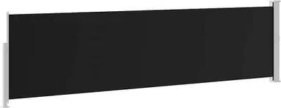 Produktbild von vidaXL Ausziehbare Seitenmarkise 140×500 cm Schwarz