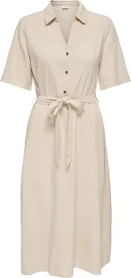 Produktbild von JDY Midi-Hemdkleid mit Knopfleiste und Taillenband Größe: XL