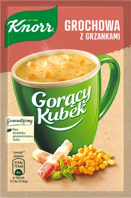 Obrázok produktu pre Zupa grochowa Knorr z grzankami 21 g