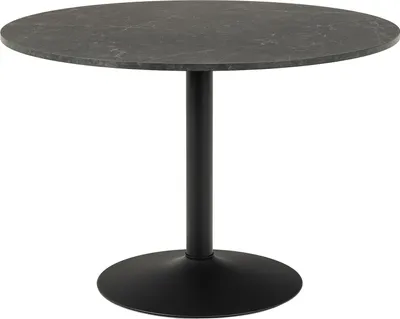 Produktbild von home24 Esstisch - Marmor Schwarz Nachbildung / Schwarz