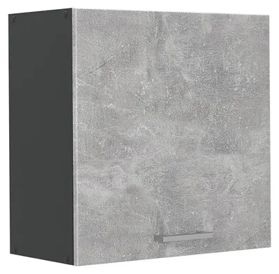 Image de Elément haut de cuisine Vicco R-Line Béton/Anthracite 60cm avec 1 porte, Model 65792