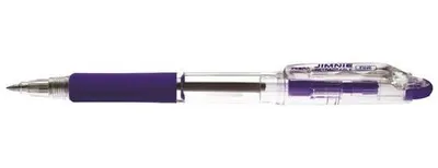 Productafbeelding van Rolbalpen, 0,24 mm, met drukknoopsmechanisme, ZEBRA "Jimnie", blauw