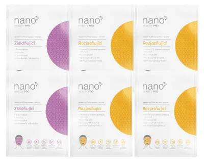 Obrázek produktu pro nanoBeauty Sada nanovlákenných masek proti akné 6 ks