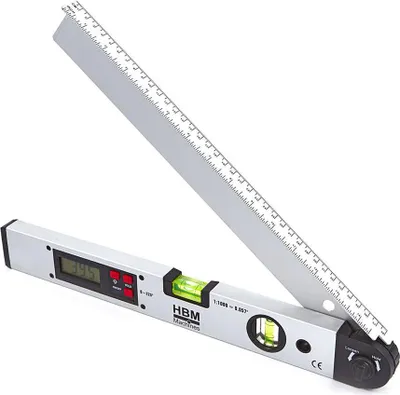 Obrázok produktu pre Vodováha s uhlomerom 400mm HBM