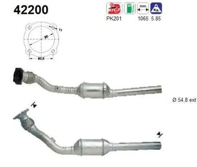 Obrázok produktu pre Katalyzátor BOSAL 099-572