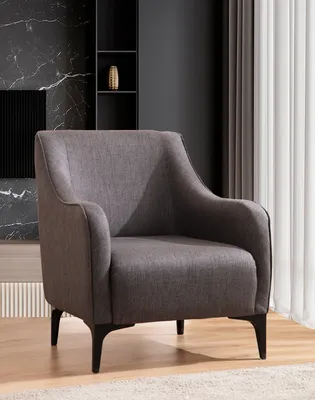 Produktbild von Hanah Home, Belissimo- ARE1741, Dunkelgrau, Bistrostühle, Rahmen: Buchenholz / Spanplatte