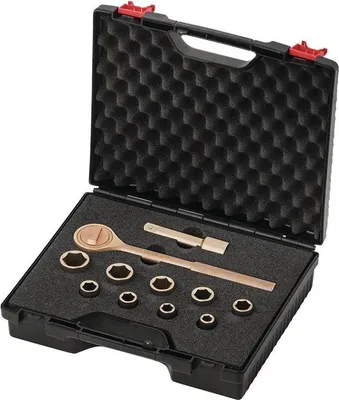 Produktbild von Knarrenkasten 12-teilig SW 10-24 mm Antrieb 1/2
