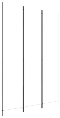 Produktbild von vidaXL 3-tlg. Paravent Weiß 150x220 cm Stoff
