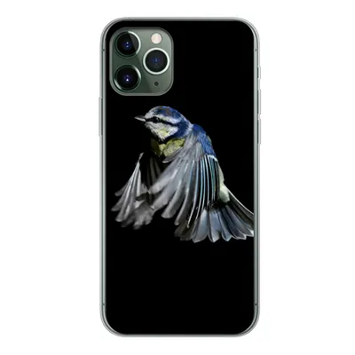 Produktbild von MuchoWow® Handyhülle Schutzhülle Hülle für iPhone 11 Pro Vögel - Federn - Schwarz Silikon Softcase Handy Hülle - Handy