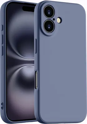 A close-up of a blue phone case with a phone inside.