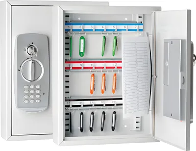 Produktbild von WEDO Schlüsselschrank 21 Schlüssel Maße:27x9,5x35 Lichtgrau