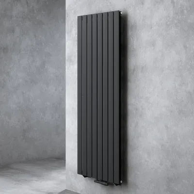 Produktbild von doporro Design Badheizung 180x61cm Anthrazit Paneelheizkörper Einlagig Vertikal Mittelanschluss Badheizkörper Ohne Heizstab FV