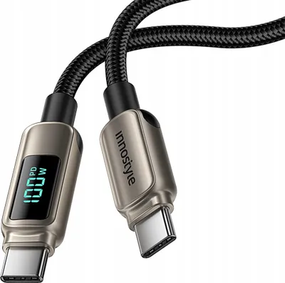 Produktbild von Innostyle Display Kabel Usb-C Schnellladung Usb Typ C 100W 1M