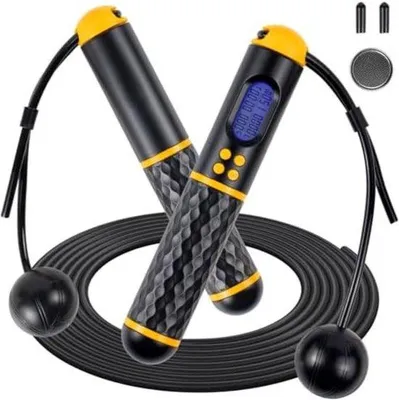 Produktbild von Famanu Springseil ohne Seil - Drahtlos - Schwarz