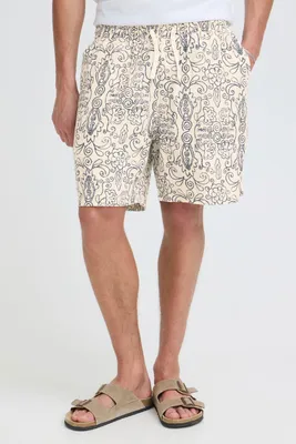 Produktbild von !Solid SDLiam Herren Leinenshorts kurze Leinenhose Bermuda Leinenmix Regular Fit