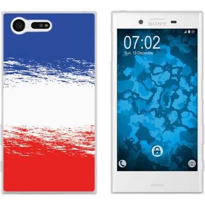Produktbild von PhoneNatic Case kompatibel mit Sony Xperia X Compact Silikon-Hülle WM France M5
