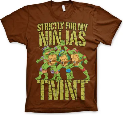 Produktbild von TMNT - Strictly For My Ninjas T-Shirt - Large - Brown