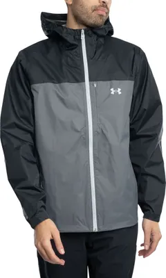 A man wearing a two-tone jacket.