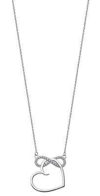 Immagine prodotto di Collana Lotus in argento con cuore e infinito LP1819-1/1