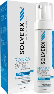 Produktbild von SOLVERX Atopische Haut Intimhygieneschaum für atopische Haut 200ml
