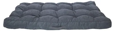 Produktbild von Palettenkissen 115×75×12 cm Blau-Grau – Loungekissen aus Cordstoff, bequem und formstabil