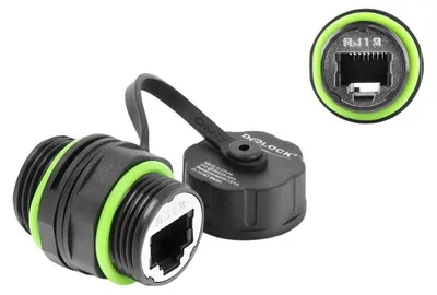 Immagine prodotto di Connettore Delock da presa RJ12 a presa RJ12