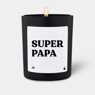 Produktbild von ChattyCandles Duftkerze Schwarz Woody Super Papa