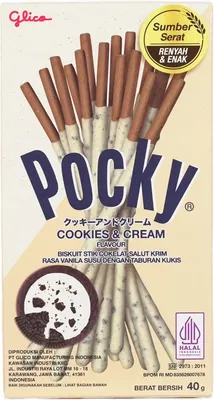 Produktbild von Glico Pocky Cookies & Cream 40g