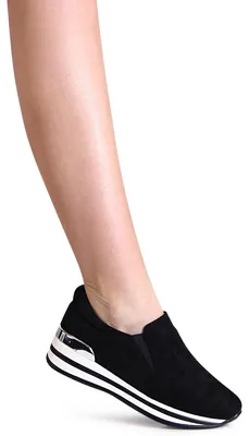 Produktbild von topschuhe24 2964 Damen Plateau Slipper Keil Halbschuhe , Farbe:Schwarz, Größe:36 EU