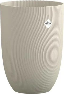 Produktbild von Hoher Blumentopf - ELHO - Sereh Tall 40-50 L - Ø 39 x H 53 cm - Beige - Balkon/Innenbereich/Außenbereich