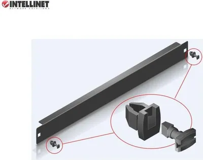 Image de Panneau de façade Intellinet 19" 1U monté en rack, noir