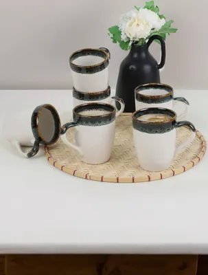 Produktbild von Hermia Concept, X00018080, Tassenset (6-teilig), Weiß, 100 % KERAMIK-STEINZEUG,  11 cm
