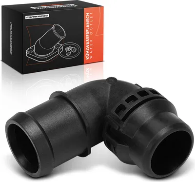 Immagine prodotto di Frankberg 1x flangia refrigerante uscita acqua per VW Polo Passat Touran Audi A3 Q3 Seat Skoda