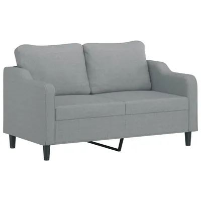 Produktbild von vidaXL 2-Sitzer-Sofa Hellgrau 140 cm Stoff