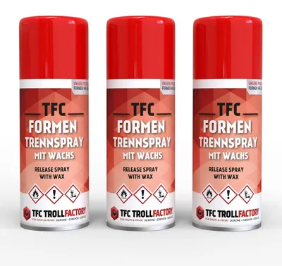 Trennspray mit Wachs, silikonfrei, 3x400 ml für Epoxidharz