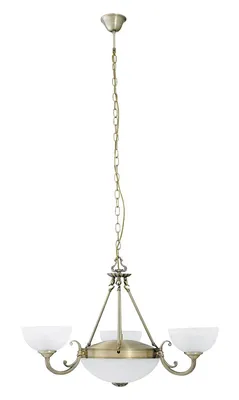 Zdjęcie produktu dla Żyrandol Marlene brązowo-biały 3xE27x40W metal wym:100x80x80cm IP20 Rabalux