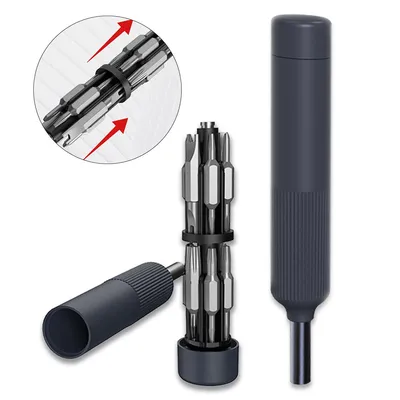 Produktbild von Schraubendreher, Mini 39/27-in-1 Präzisionsschraubendreher-Werkzeugset mit magnetischen Doppelbits im Stiftformat für Handy-, Computer-, Brillen-