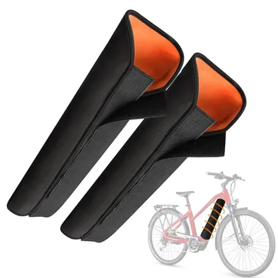 Produktbild von 2 Stück E-Bike Akku Schutzhülle Neopren 28-36cm Kälte-/Staub-/Wasserdicht